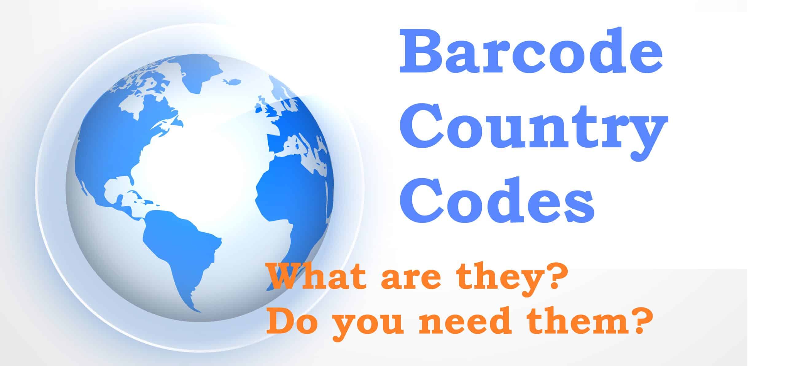 Barcode Country Codes List International Barcodes